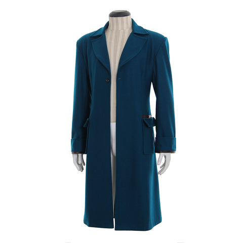 Fantastic Beasts Newt Scamander Blue Coat – Vintage Wizarding World Cosplay Costume