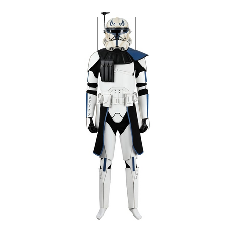 Star Wars: The Clone Wars Captain Rex Cosplay Costume Full Set with Helmet
