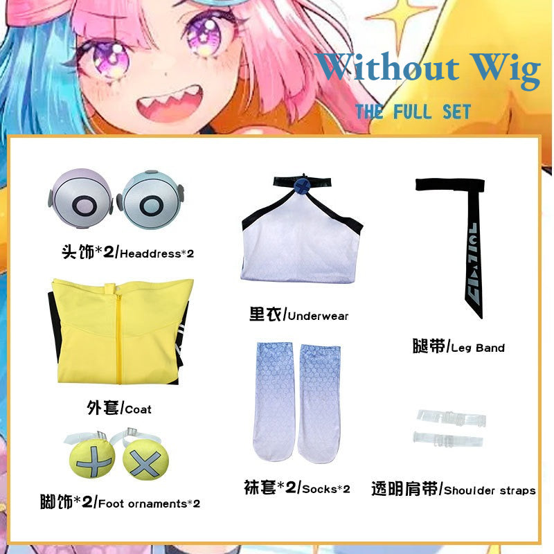 Pokémon Scarlet and Violet Cosplay Costume - Gym Leader & Streamer Iono Cosplay Set