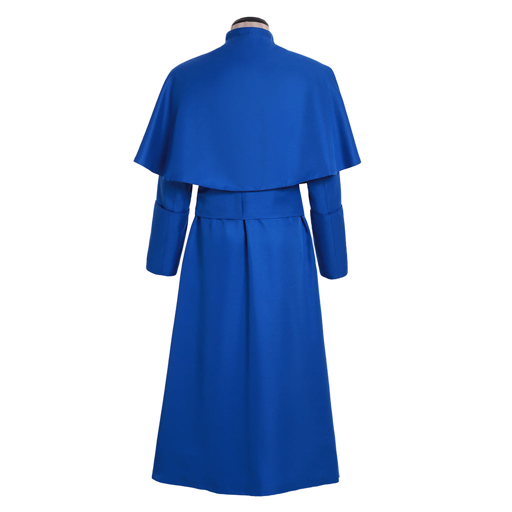 Roman Priest Cassock Costume - Catholic Clergy Robe with Shawl & Belt for Men | Cosplay Series