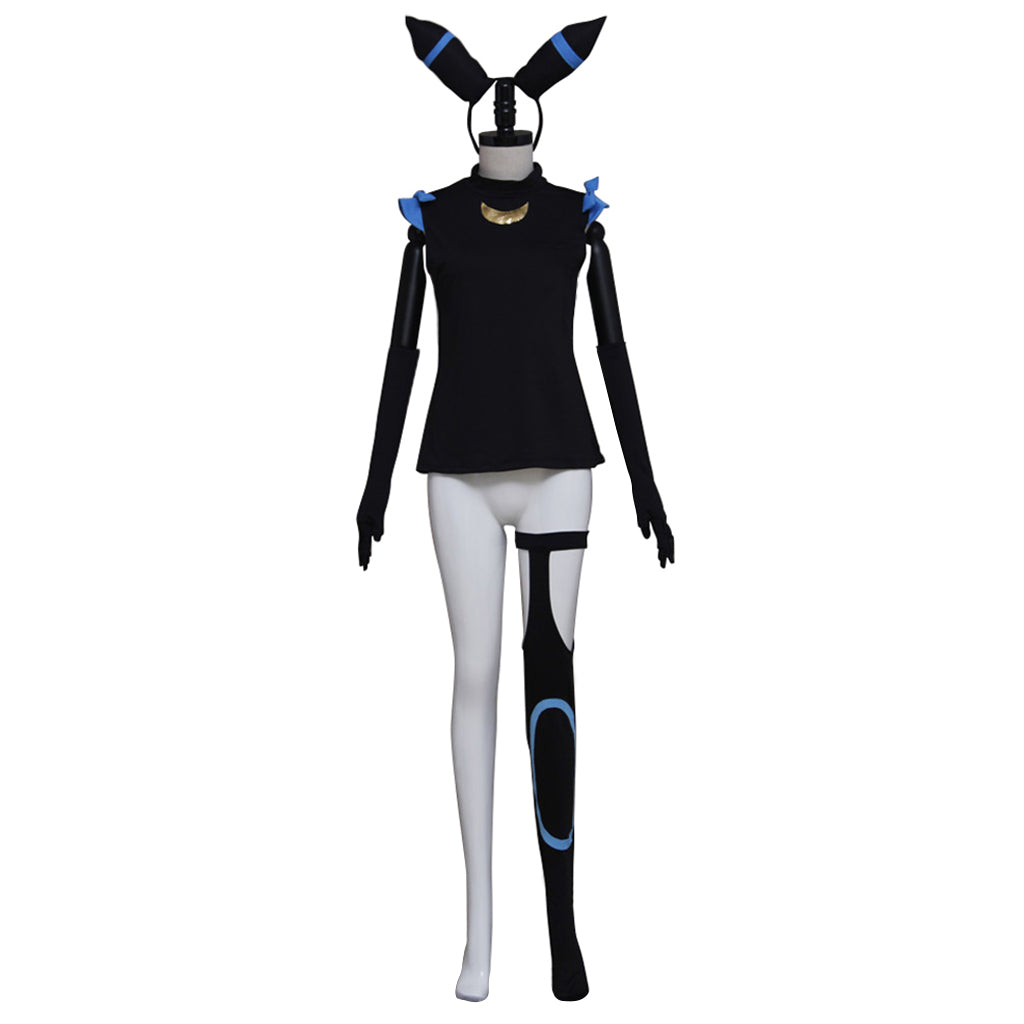 Pokemon Umbreon Human Cosplay Costume Dress