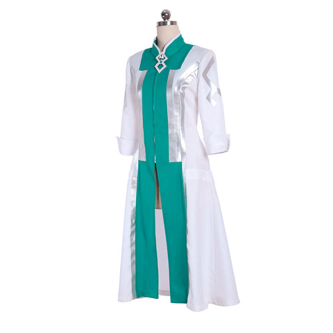 Fate Grand Order Romani Archaman First Order Uniform Cosplay Costume White Outfit