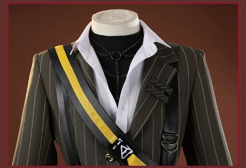 Arknights Belone Cosplay Costume, Male Full Character Outfit