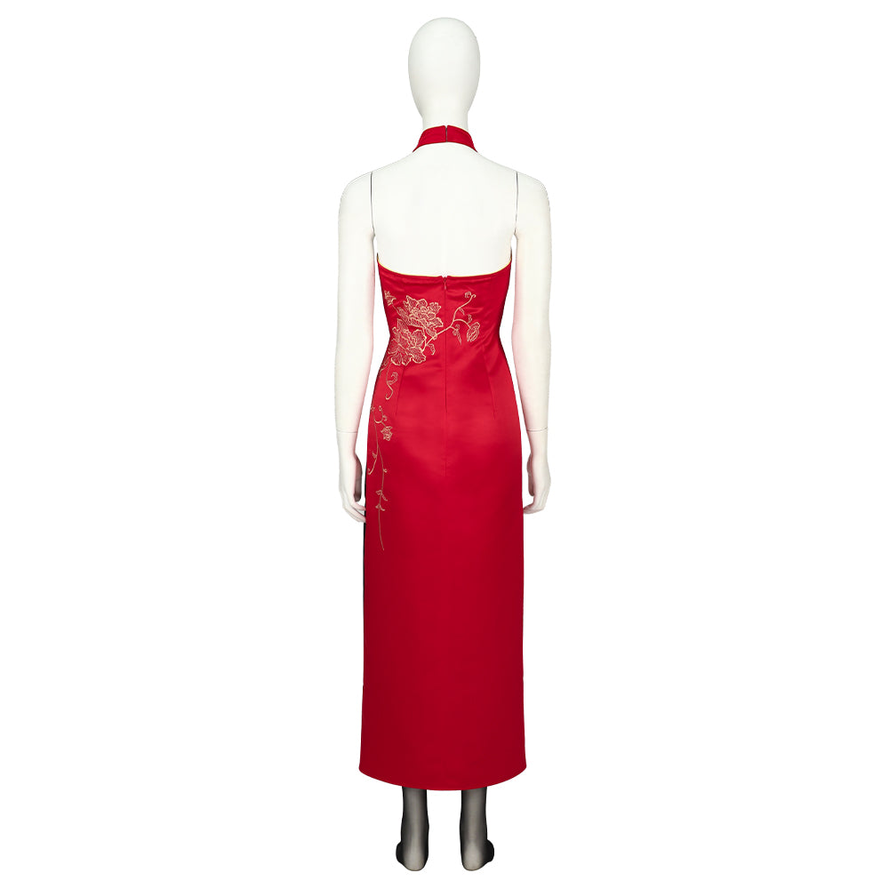 Ada Wong Cheongsam Cosplay Costume from Resident Evil 4 Remake