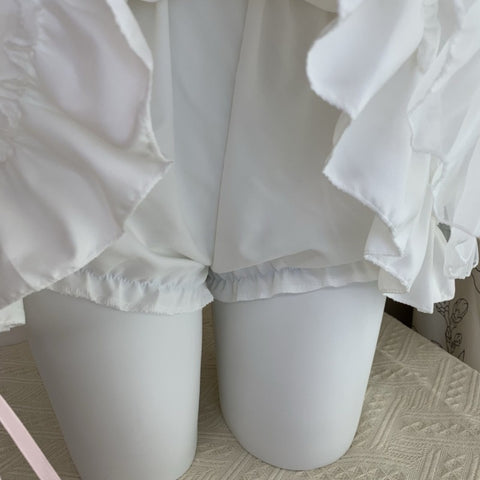 Sweet Lace Cake Lolita Dress 2026 Slim French Puff Short Skirt