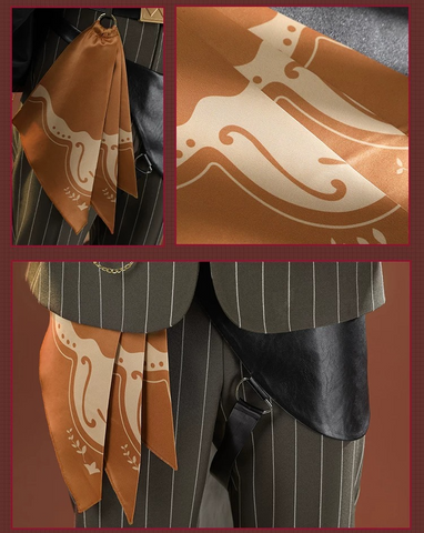 Arknights Belone Cosplay Costume, Male Full Character Outfit