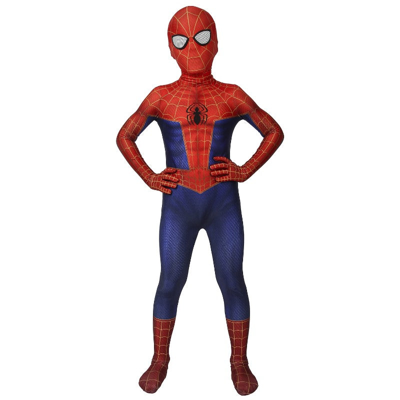 Kids Spider-man Peter Parker Cosplay Costume Halloween Kids Cosplay Suit