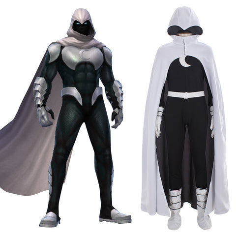 Moon Knight Black Version Cosplay Costume (Includes Boots Covers)