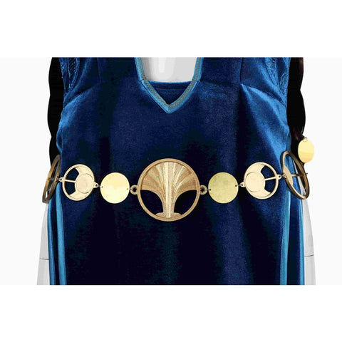 Baldur's Gate Mizora Cosplay Costume Dress with Belt and Leg Covers for Halloween