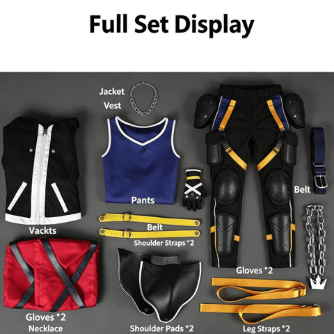 Kingdom Hearts Sora Cosplay Costume