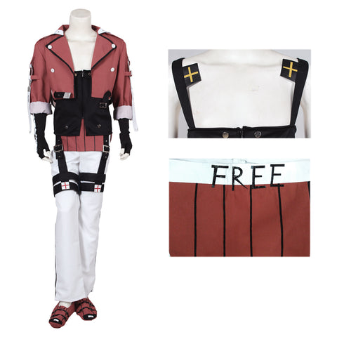 Guilty Gear Xrd Sol Badguy Cosplay Costume – Authentic Anime Replica Outfit