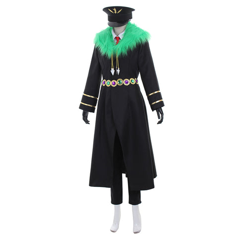 Black and White Moritatsu Three-Leaf Pheasant Cosplay Costume