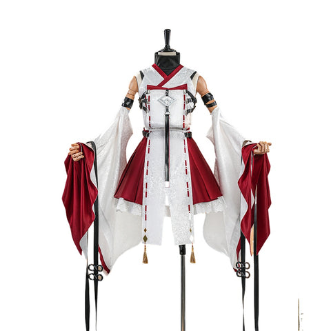 Dragon Raja Uesugi Erii Short Miko Cosplay Costume
