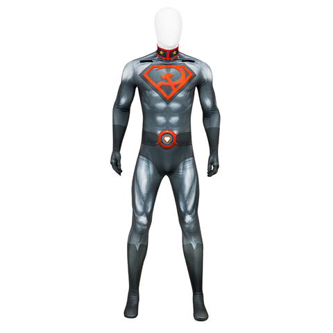 Comic Superman Red Son Superman Halloween Cosplay Costume Bodysuit Full Set