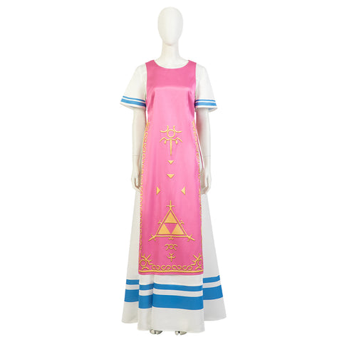 Super Smash Bros. Ultimate Princess Zelda Pink Cosplay Costume - Game Inspired Outfit