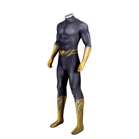 Black Adam Bodysuit Robe Mask Cosplay Costume Full Set Men Halloween Performance