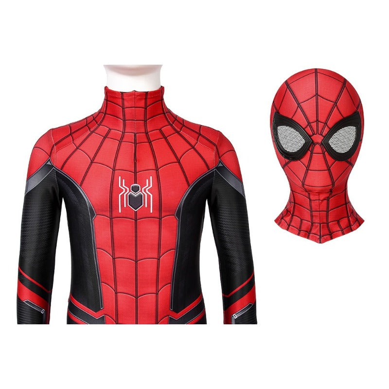 Boy's Marvel Spider-Man Zentai Suit Costume - Web-Slinging Hero Jumpsuit with Mask