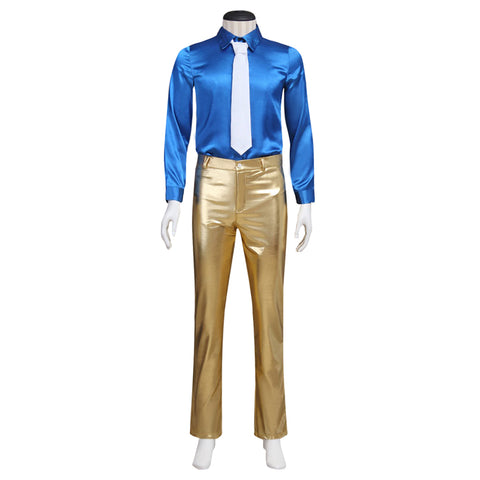 Famous Celebrity Cosplay Costume Jacket & Suit | Stage Performance Outfit with Hat, Top, Pants | Perfect for Halloween, Dance, and Party Events