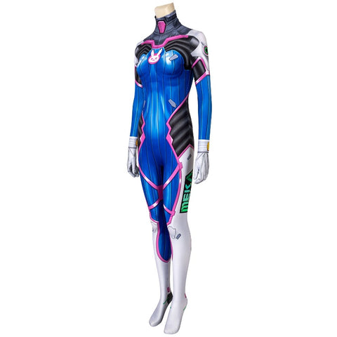 Overwatch D.Va Digital Printed Cosplay Costume - Full Outfit for Fans