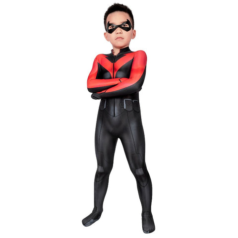 Children 3D NW Suit Black Champion Cosplay Costume