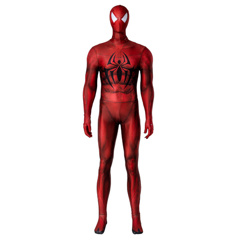 Scarlet Spider Cosplay Costume - Spider-Man: Across the Spider-Verse Authentic Outfit