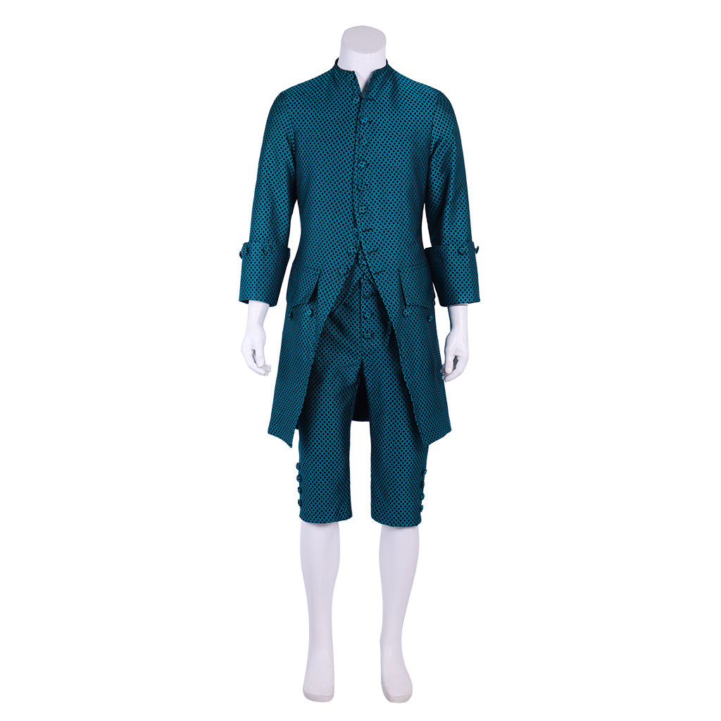 18th Century Colonial Military Tuxedo Costume - Victorian Regency Men's Halloween Suit