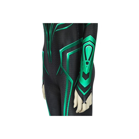 Women Thor Ragnarok Hela Costume Cosplay Girls Jumpsuit with Cape ZG23