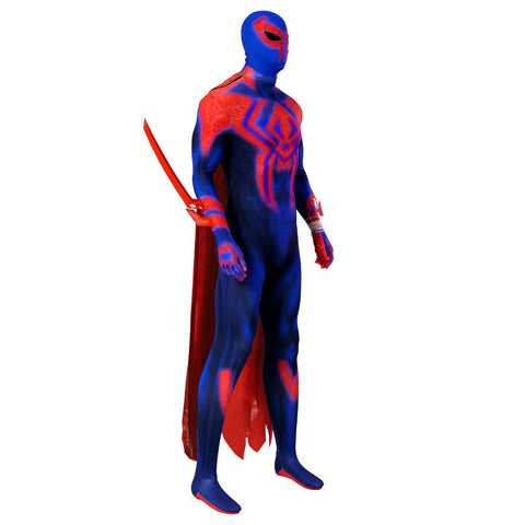 Spider-Man Across the Spider-Verse Cosplay Jumpsuit with Cloak