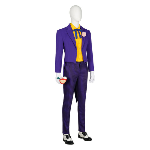 Batman The Animated Series Joker Full Set Uniform Outfit Men Cosplay Costume Halloween