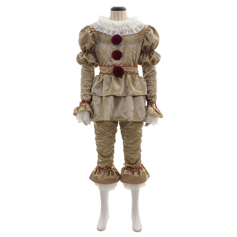 Pennywise The Dancing Clown Cosplay Costume - Movie It Chapter Two Stephen King Horror Fancy Dress for Adults