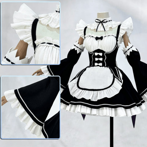 Re:Zero − Starting Life in Another World Rem Maid Cosplay Costume