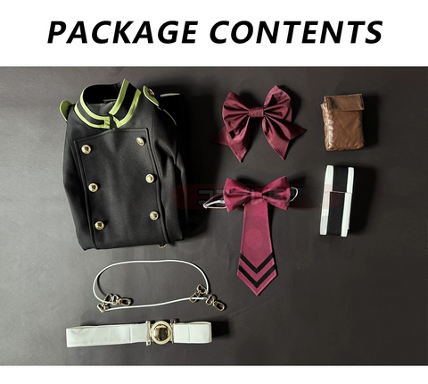 Seraph of the End Hiiragi Shinoa Moon Demon Company Cosplay Costume