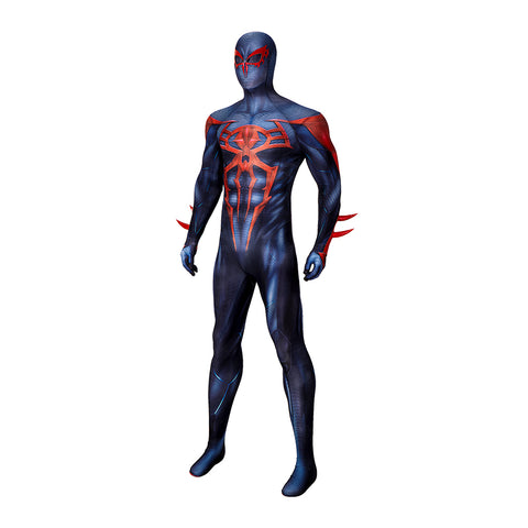 PS4 Spider-Man 2099 Black Suit Miles Morales Cosplay Costume