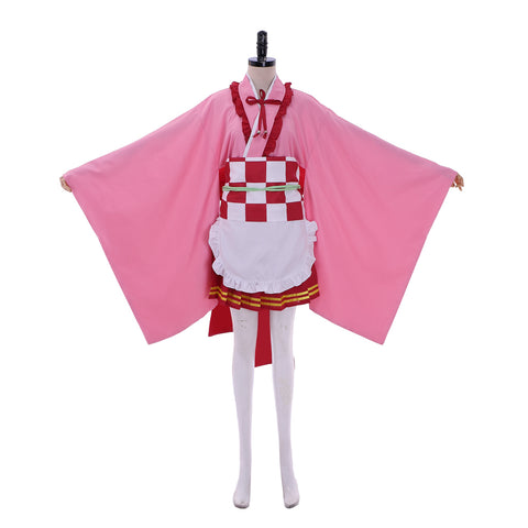 Demon Slayer Kanroji Mitsuri Cosplay Costume - Japanese Kimono Lolita Dress