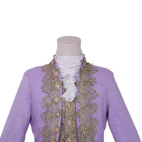 Purple 18th Century Rococo Men's Costume - Marie Antoinette Inspired | Coscomos Medieval Series