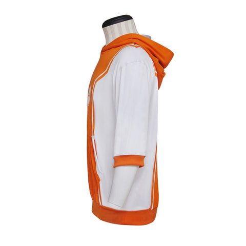 Pokemon Go Trainer Orange Hoodie Cosplay Costume