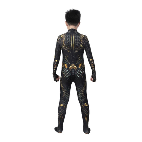 Aquaman Costume Arthur Curry Cosplay Suit Kid Version – Justice League Halloween Outfit