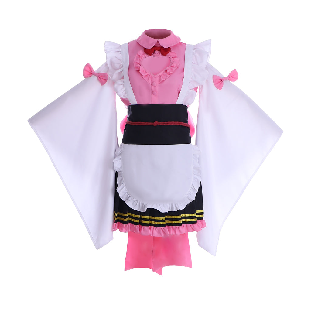 Demon Slayer Kanroji Mitsuri Maid Outfit Cosplay Costume