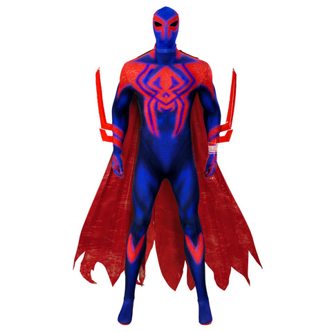 Spider-Man Across the Spider-Verse Cosplay Jumpsuit with Cloak