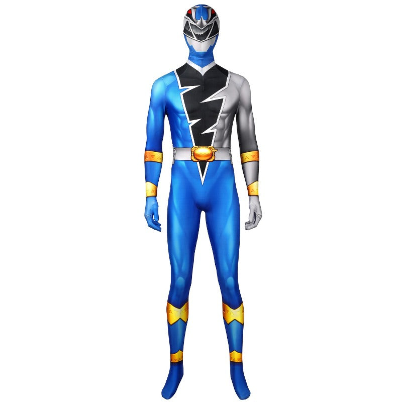 KISHIRYU SENTAI RYUSOULGER Blue Soldier Cosplay Bodysuit Zentai Costume