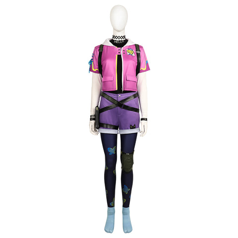 Valorant Duskblade Cosplay Costume - Fearless Contract Duskblade Outfit for Gamers
