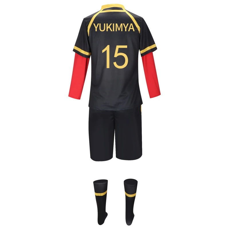 Blue Lock Cosplay Jersey – Kaiser, Ness, Isagi, Kurona & Hiori Bastard Munchen Football Uniform for Anime Fans