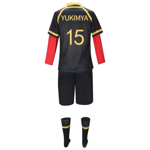 Blue Lock Cosplay Jersey – Kaiser, Ness, Isagi, Kurona & Hiori Bastard Munchen Football Uniform for Anime Fans