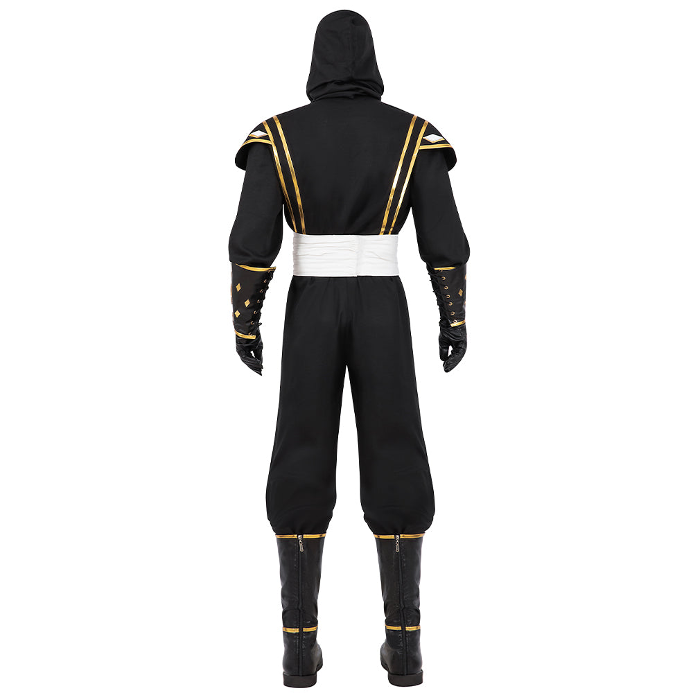 Power Rangers Black Ninja Ranger Black Ninjetti Ranger Cosplay Costume - Authentic Design for Fans