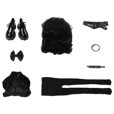 Lisa Frankenstein 2024 Cosplay Costume - Black Movie Outfit for Halloween & Events