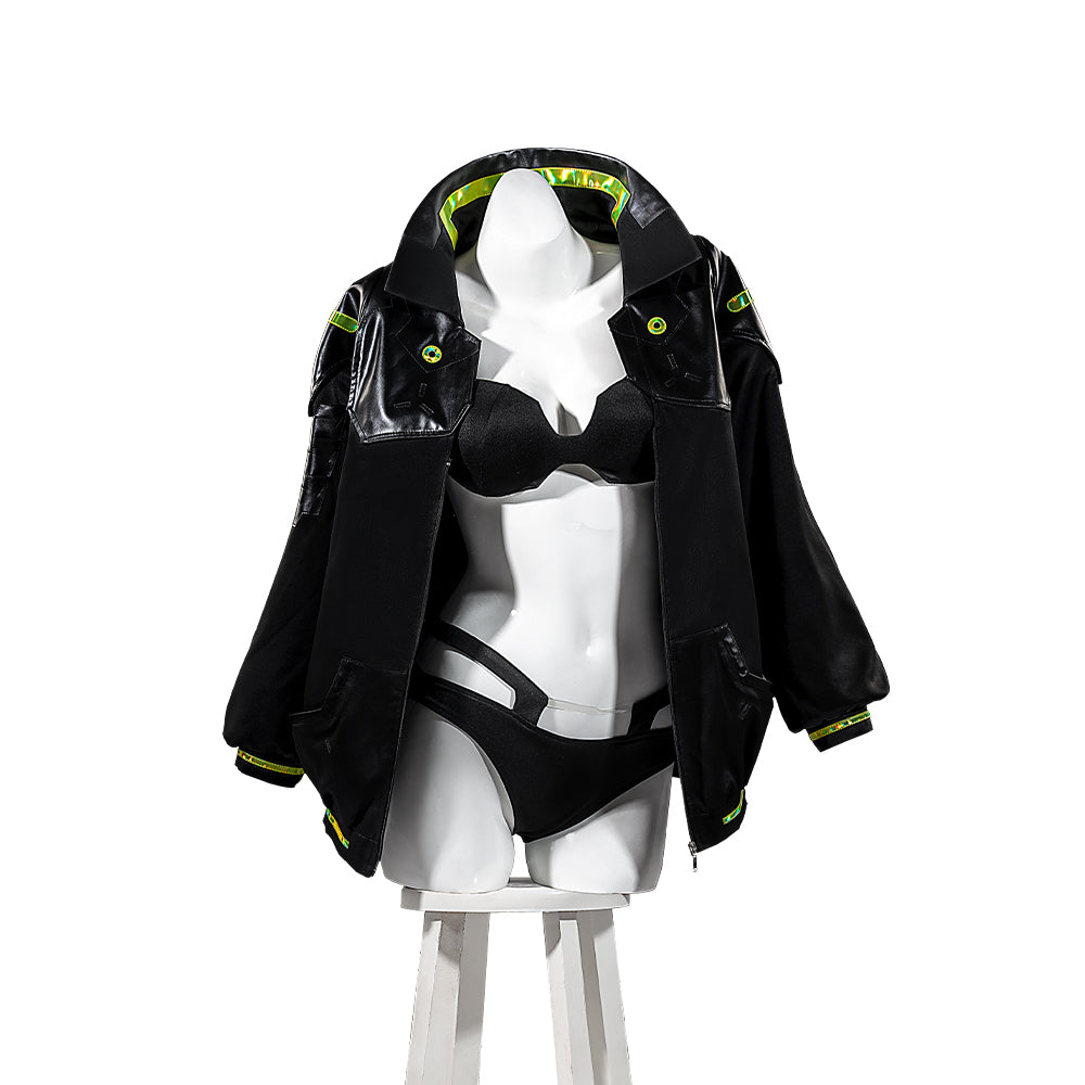 Cyberpunk Edgerunners Rebecca Black Coat Cosplay Costume for Halloween