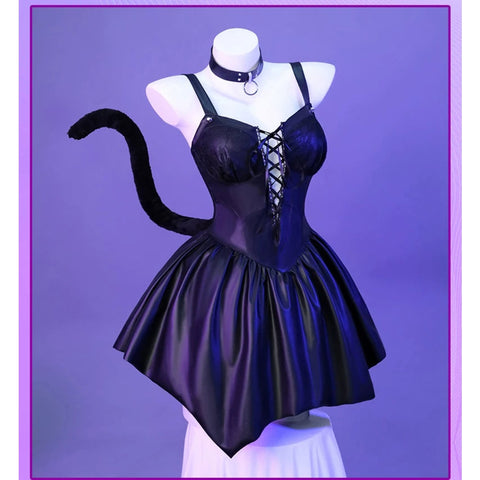 Cat Woman Maid Cosplay Costume