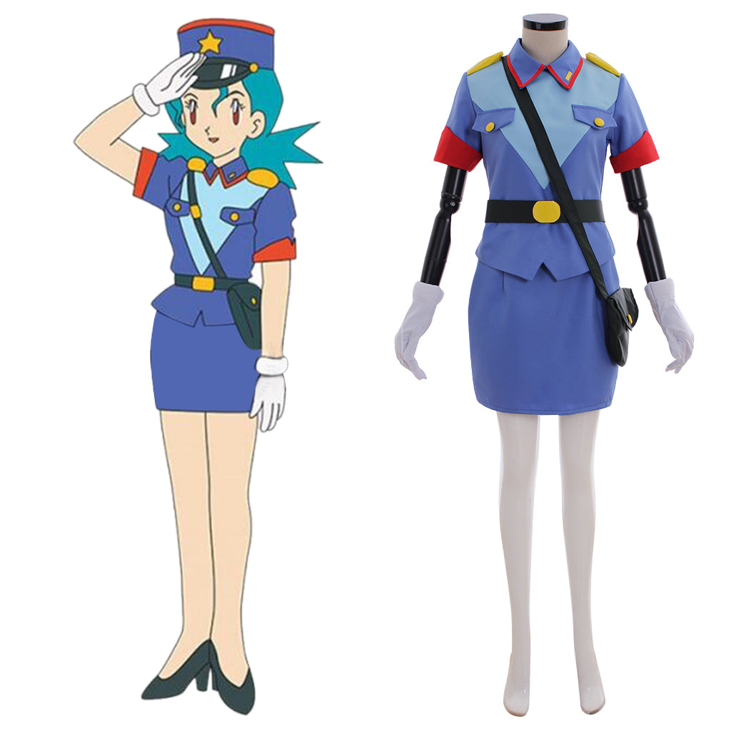 Pokemon Officer Jenny Cosplay Costume