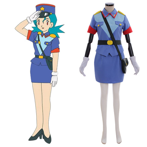 Pokemon Officer Jenny Cosplay Costume