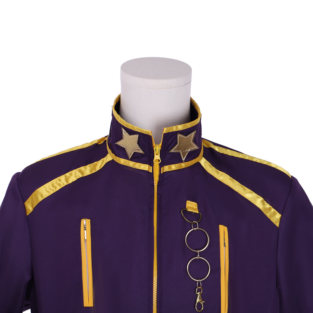 JoJo's Bizarre Adventure Jotaro Kujo Jacket Coat Cosplay Costume for Anime Fans